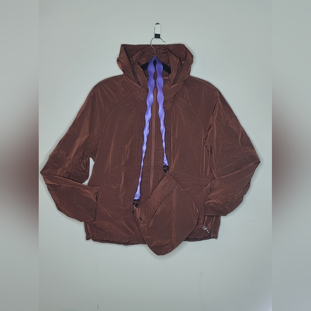 Lululemon Convertible Ripstop Hiking Jacket Ancient Copper 10